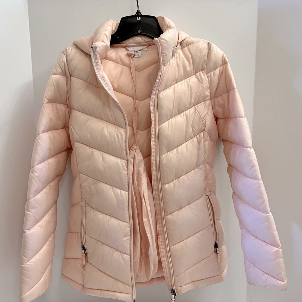 NWT CHARTER CLUB Women's Packable
Hooded Puffer Coat-Soft Pink - Picture 5 of 11